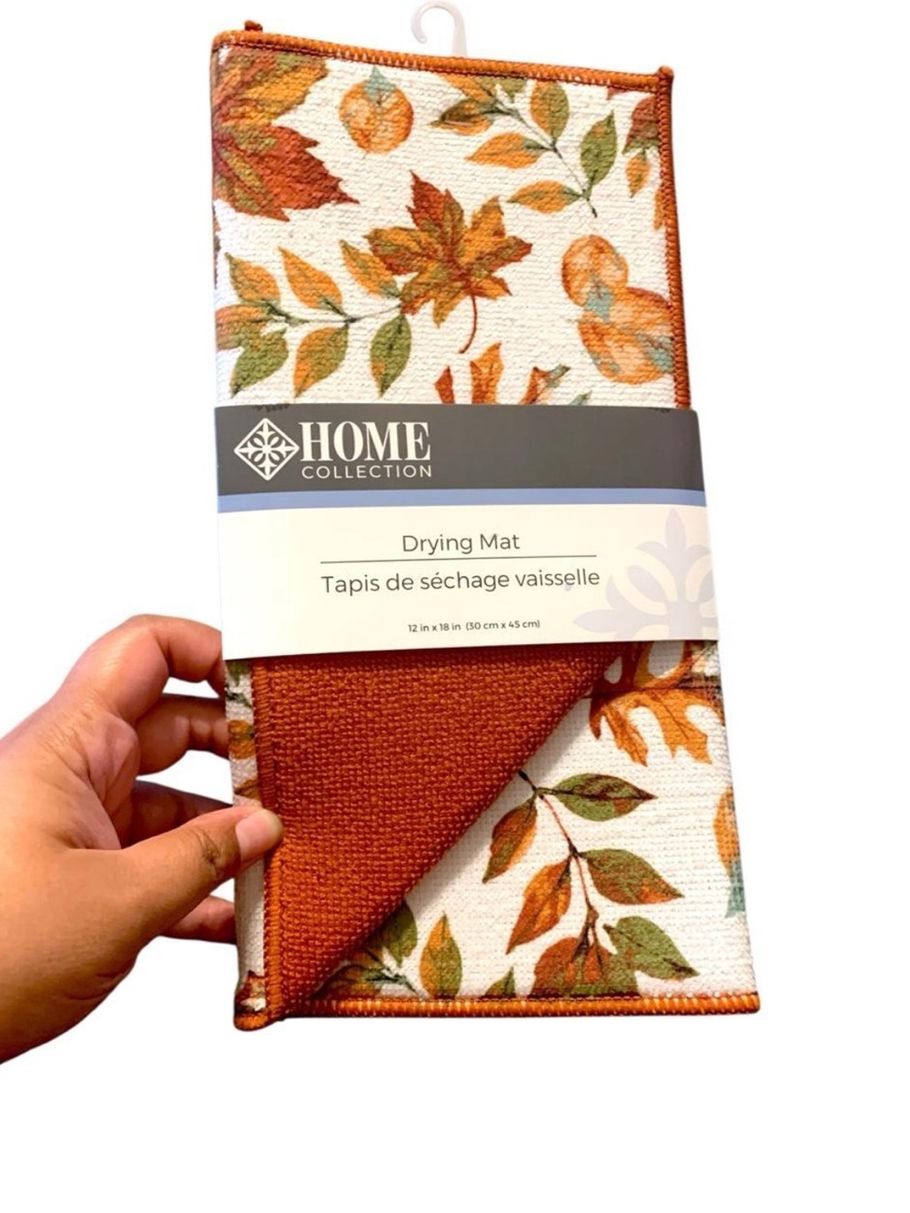 Home Collection Autumn Leaves Dish Drying Mat